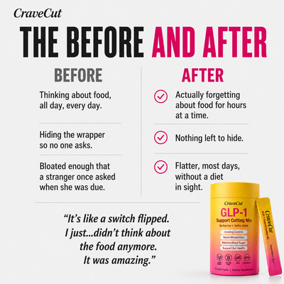 CraveCut™ Cutting Mix Drink — For Food Noise, Cravings & Appetite Control