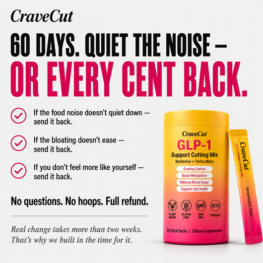 CraveCut™ Cutting Mix Drink — For Food Noise, Cravings & Appetite Control