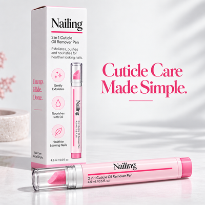 Cuticle Remover Pen with Ceramic Tip — Removes & Moisturizes in One Step | For Toes & Fingers