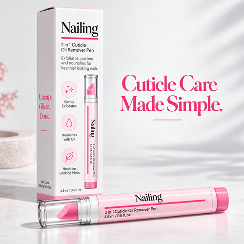 Cuticle Remover Pen with Ceramic Tip — Removes & Moisturizes in One Step | For Toes & Fingers